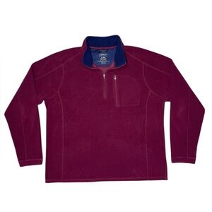 L. L. Bean fleece 1/4 zip pullover